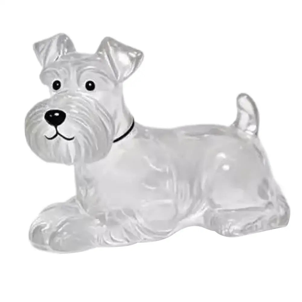 Mamori Charm dog fur keepsake, Resting Schnauzer