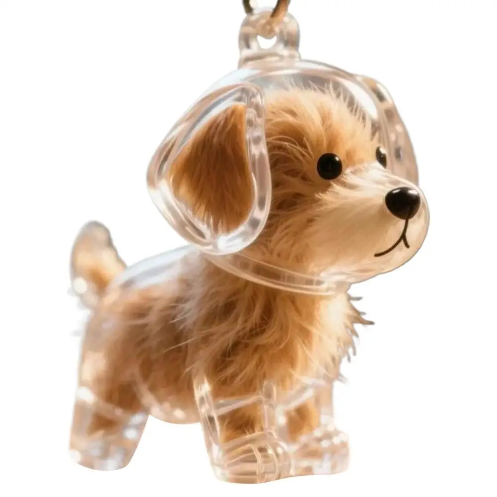 Mamori Charm dog fur keepsake, Golden Puppy